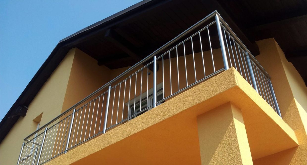 Gradnja inox ograje za balkon