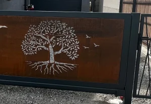 Samonosna dvoriščna vrata avtomatska