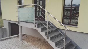Steklena ograja 12 zunajne stopnice Steklena ograja 12